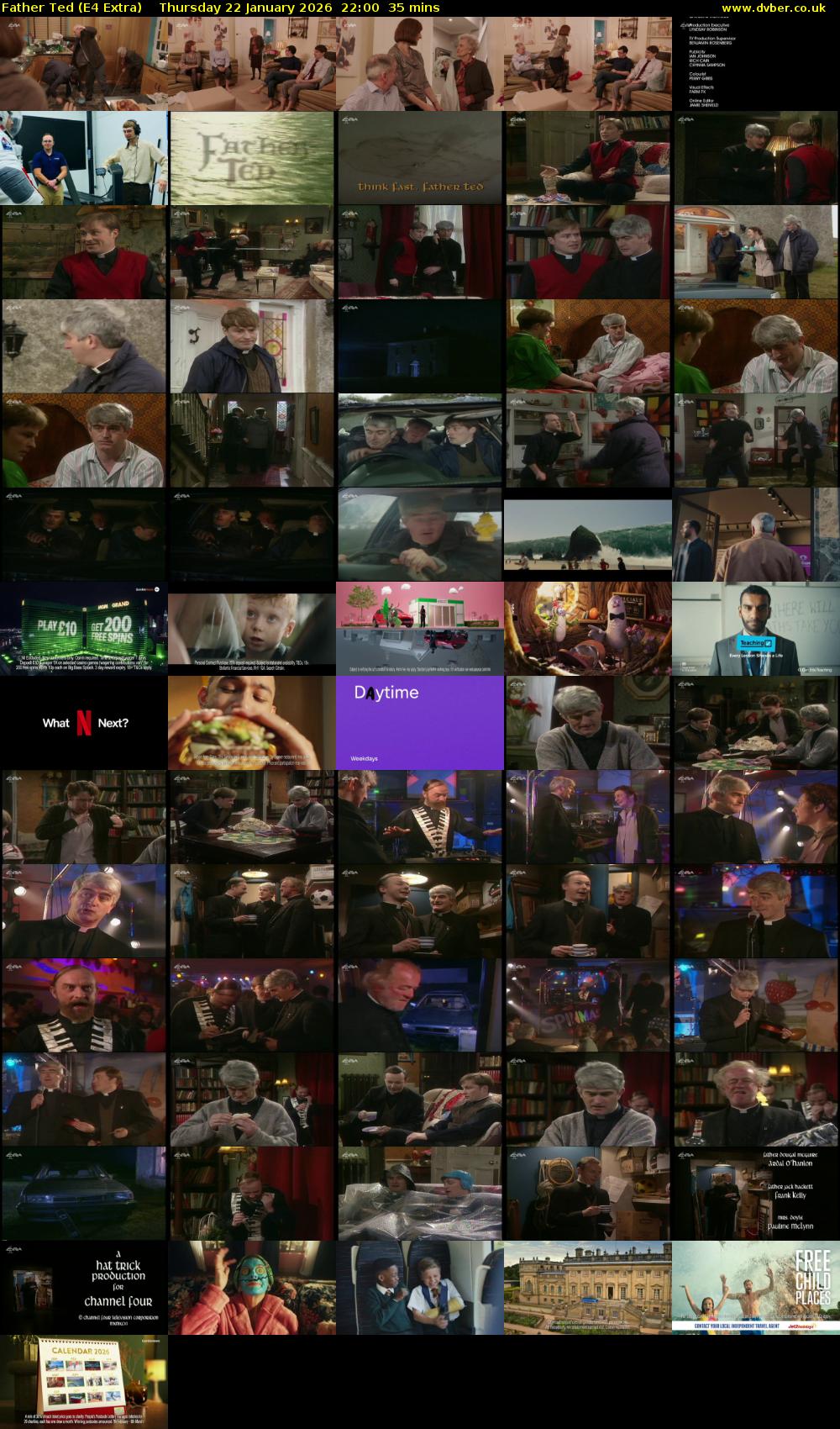 Father Ted (E4 Extra) Thursday 22 January 2026 22:00 - 22:35