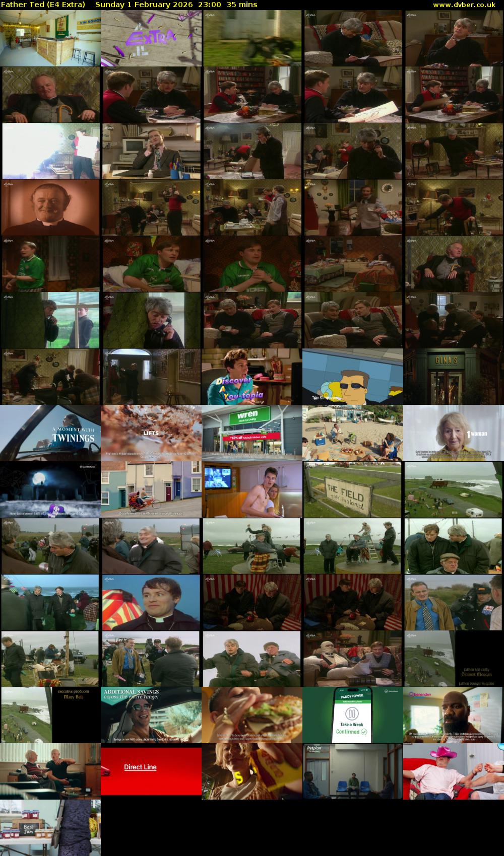 Father Ted (E4 Extra) Sunday 1 February 2026 23:00 - 23:35