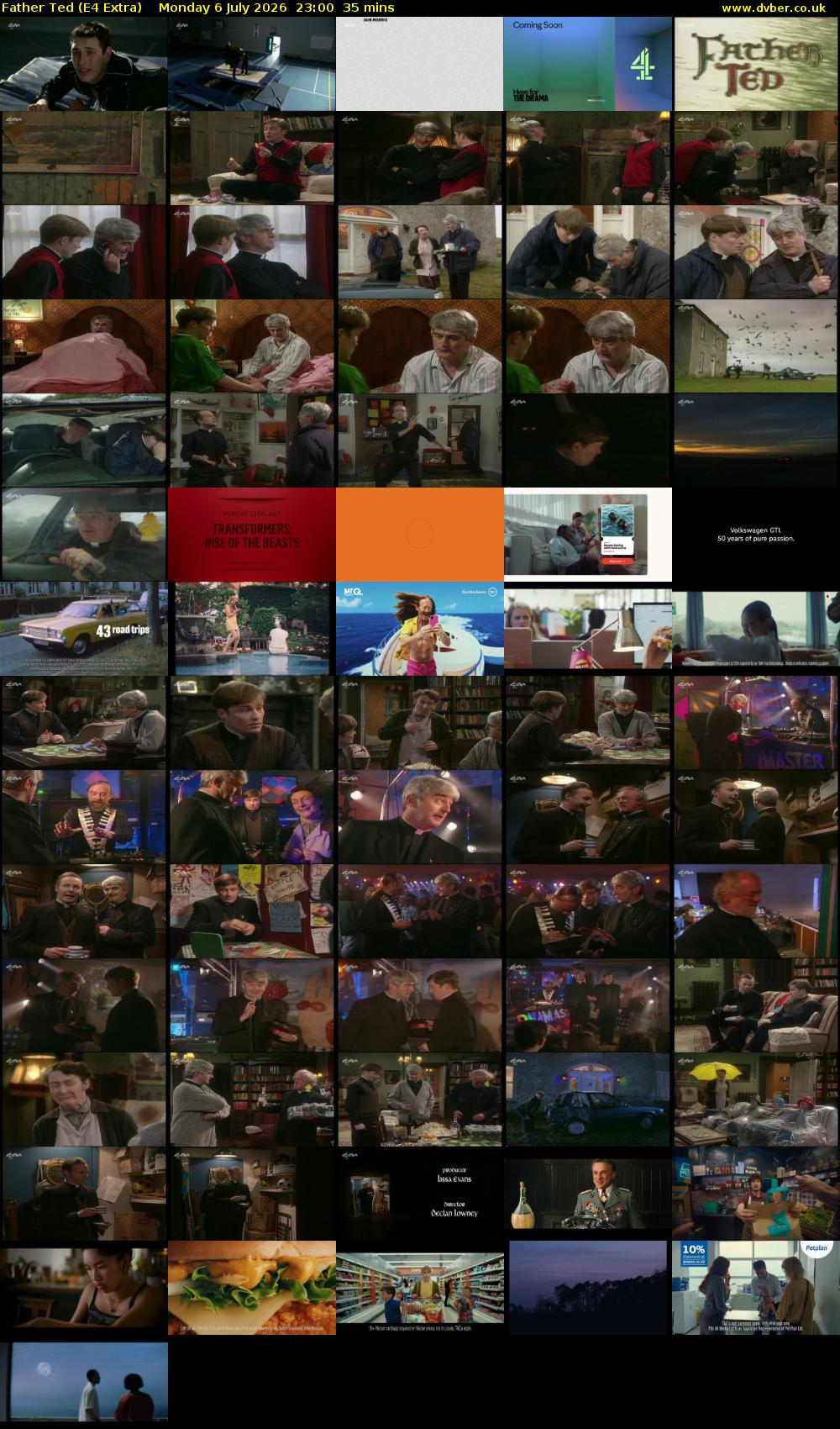 Father Ted (E4 Extra) Monday 6 July 2026 23:00 - 23:35