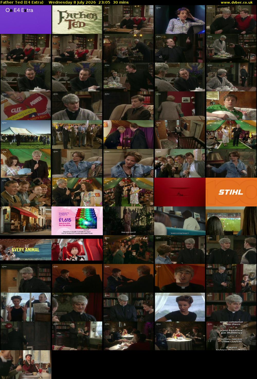 Father Ted (E4 Extra) Wednesday 8 July 2026 23:05 - 23:35