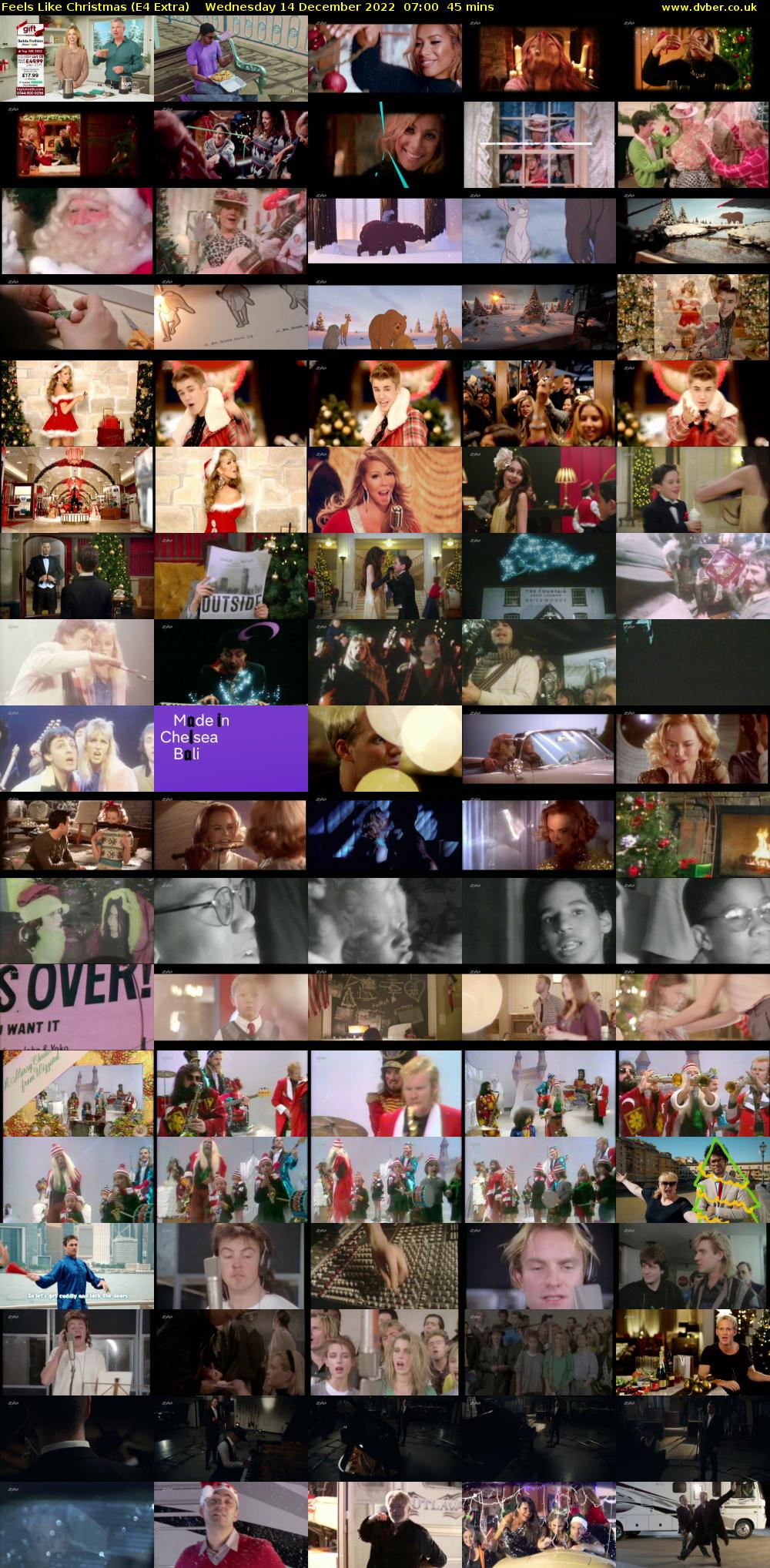 Feels Like Christmas (E4 Extra) Wednesday 14 December 2022 07:00 - 07:45