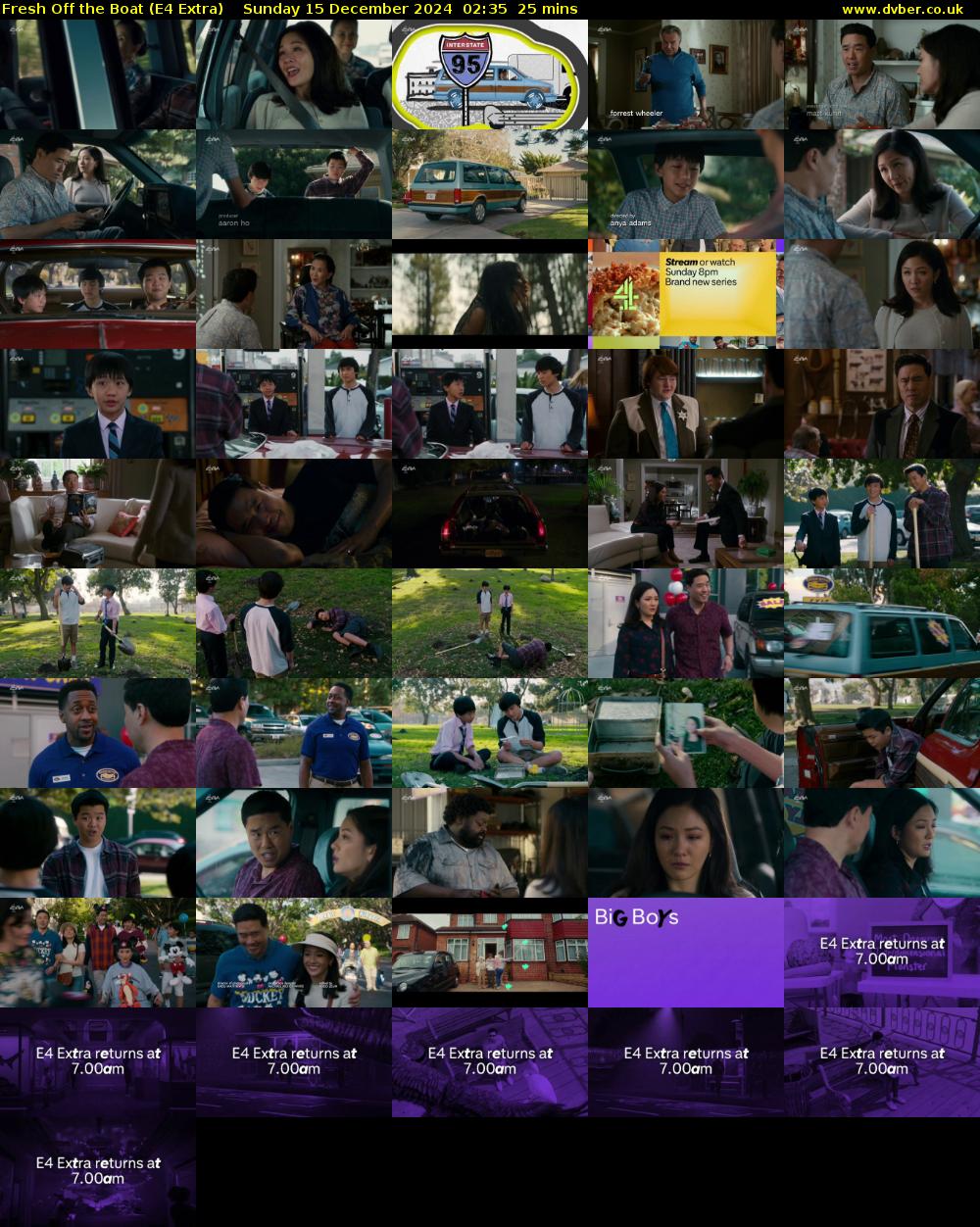 Fresh Off the Boat (E4 Extra) Sunday 15 December 2024 02:35 - 03:00