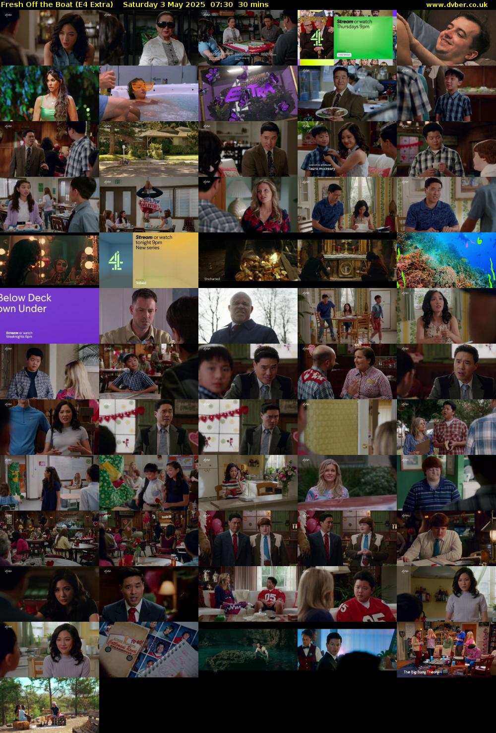 Fresh Off the Boat (E4 Extra) Saturday 3 May 2025 07:30 - 08:00
