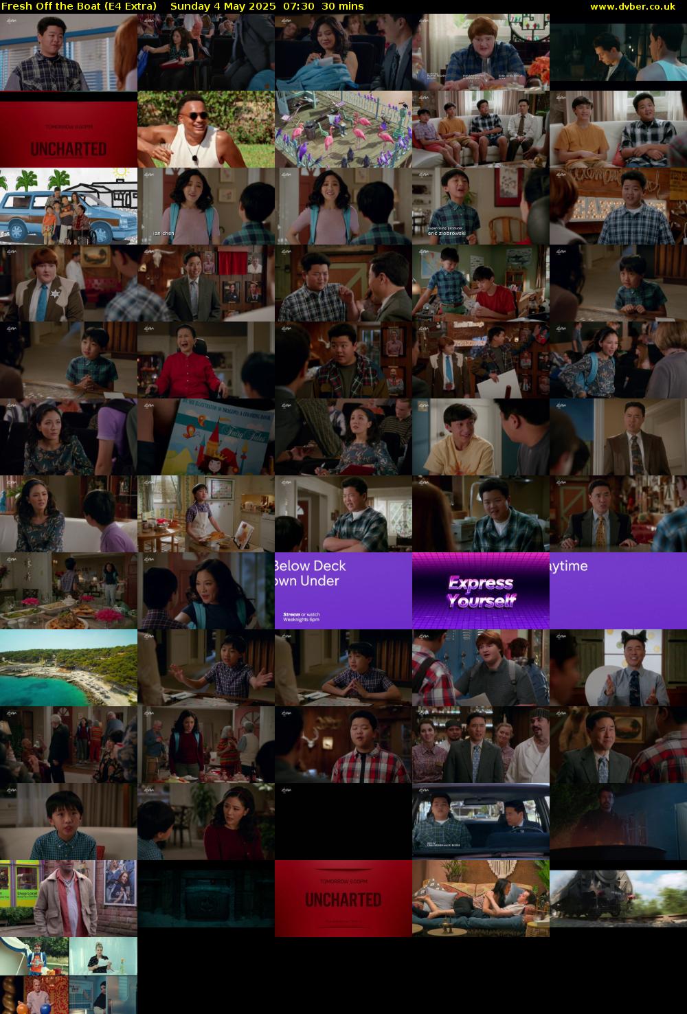 Fresh Off the Boat (E4 Extra) Sunday 4 May 2025 07:30 - 08:00