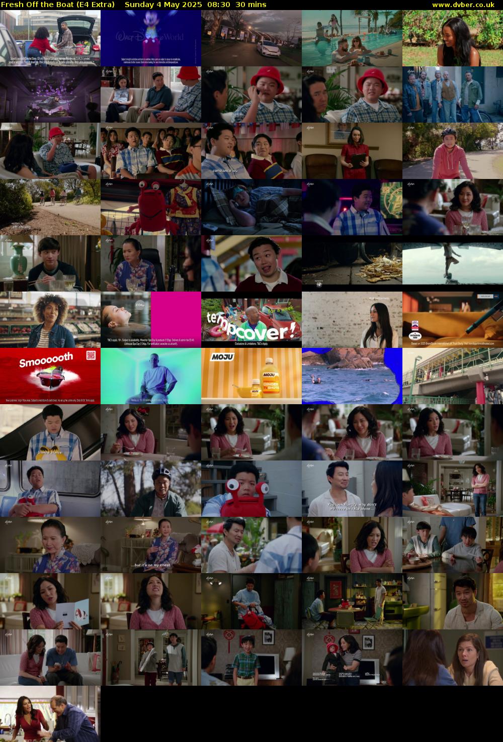 Fresh Off the Boat (E4 Extra) Sunday 4 May 2025 08:30 - 09:00
