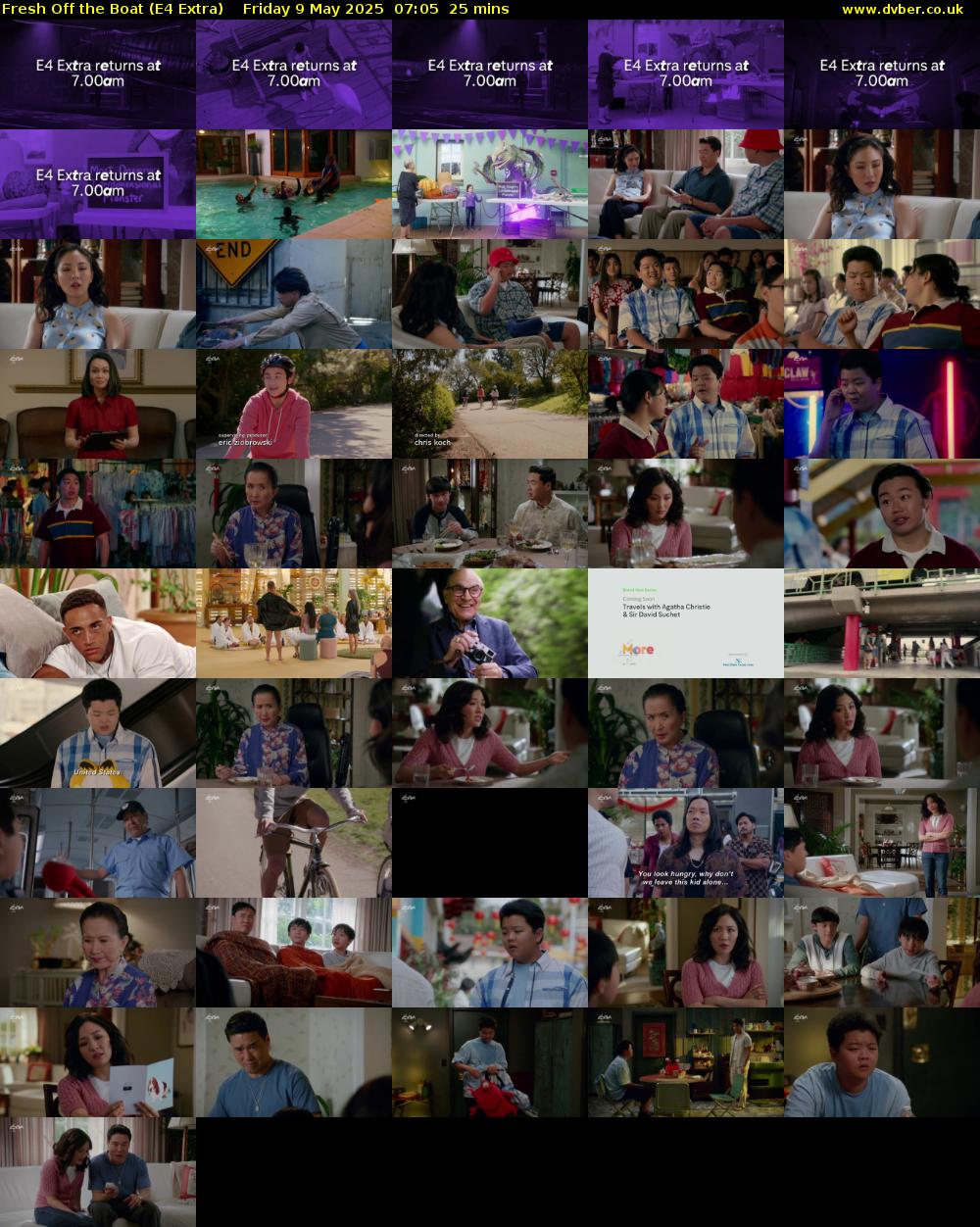 Fresh Off the Boat (E4 Extra) Friday 9 May 2025 07:05 - 07:30