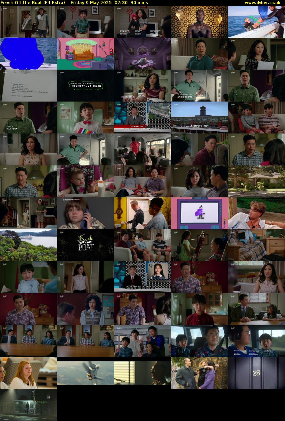 Fresh Off the Boat (E4 Extra) Friday 9 May 2025 07:30 - 08:00