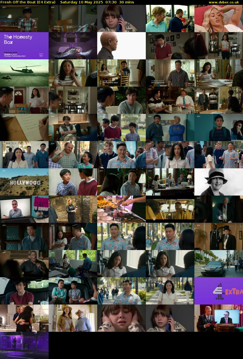 Fresh Off the Boat (E4 Extra) Saturday 10 May 2025 07:30 - 08:00