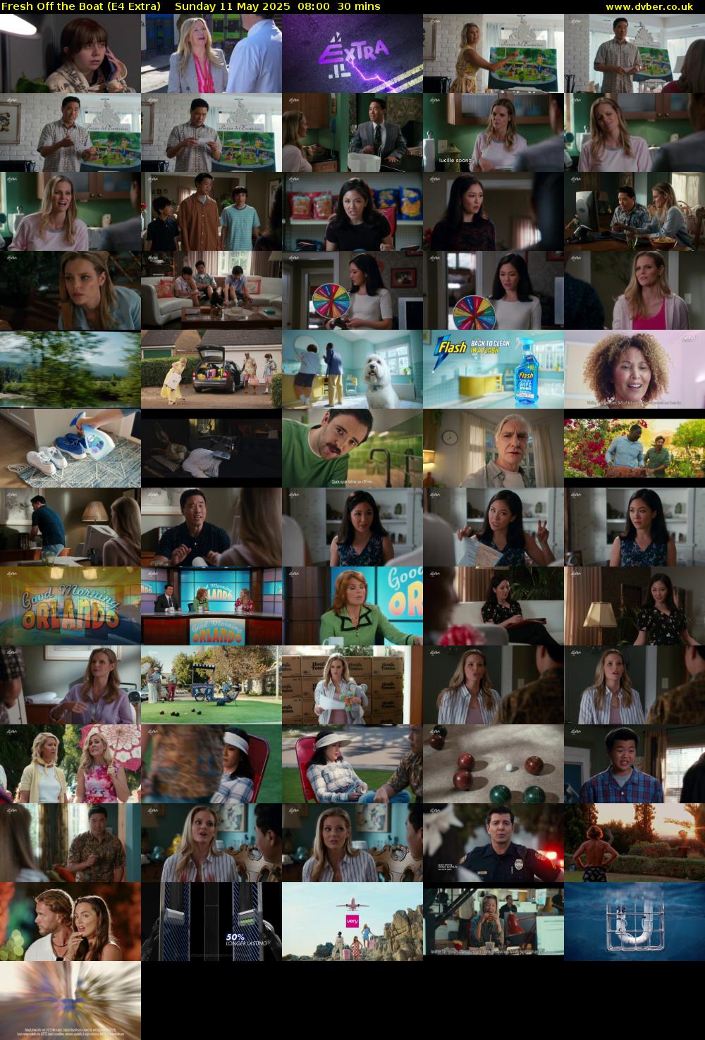 Fresh Off the Boat (E4 Extra) Sunday 11 May 2025 08:00 - 08:30