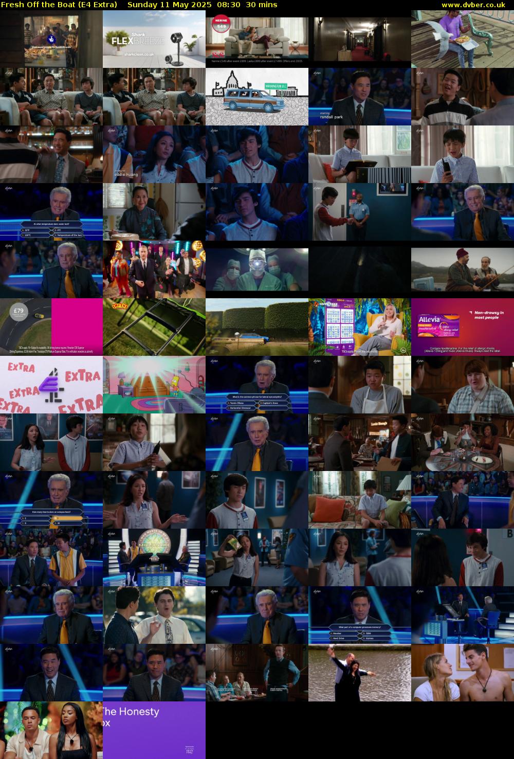 Fresh Off the Boat (E4 Extra) Sunday 11 May 2025 08:30 - 09:00