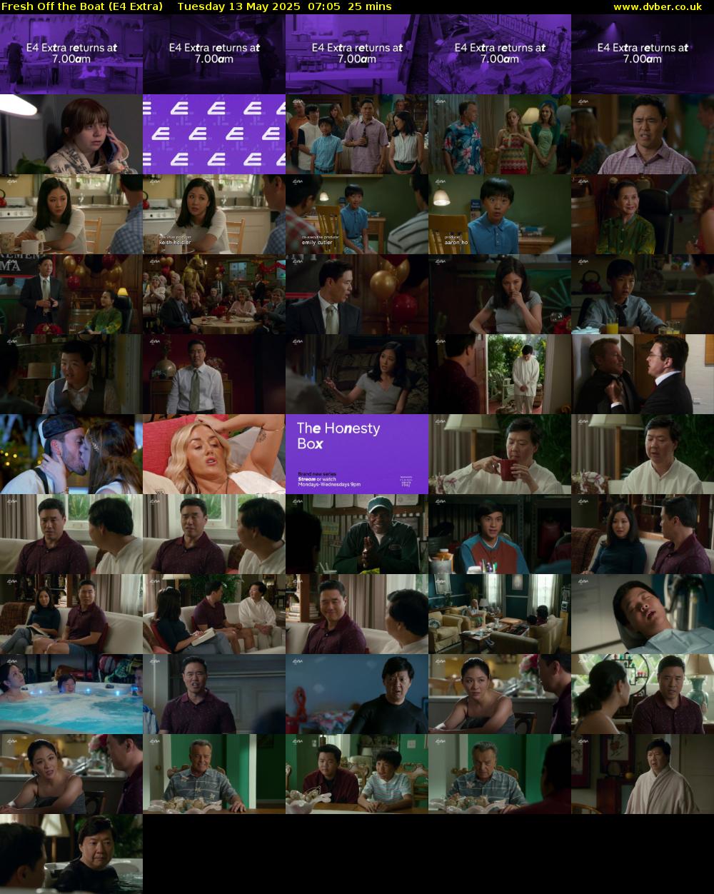 Fresh Off the Boat (E4 Extra) Tuesday 13 May 2025 07:05 - 07:30