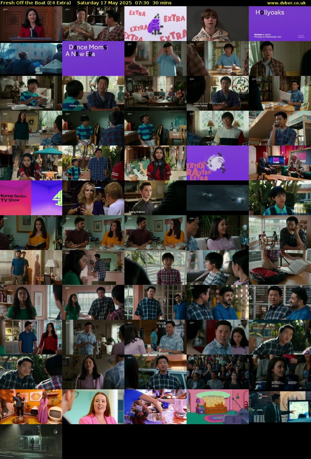 Fresh Off the Boat (E4 Extra) Saturday 17 May 2025 07:30 - 08:00