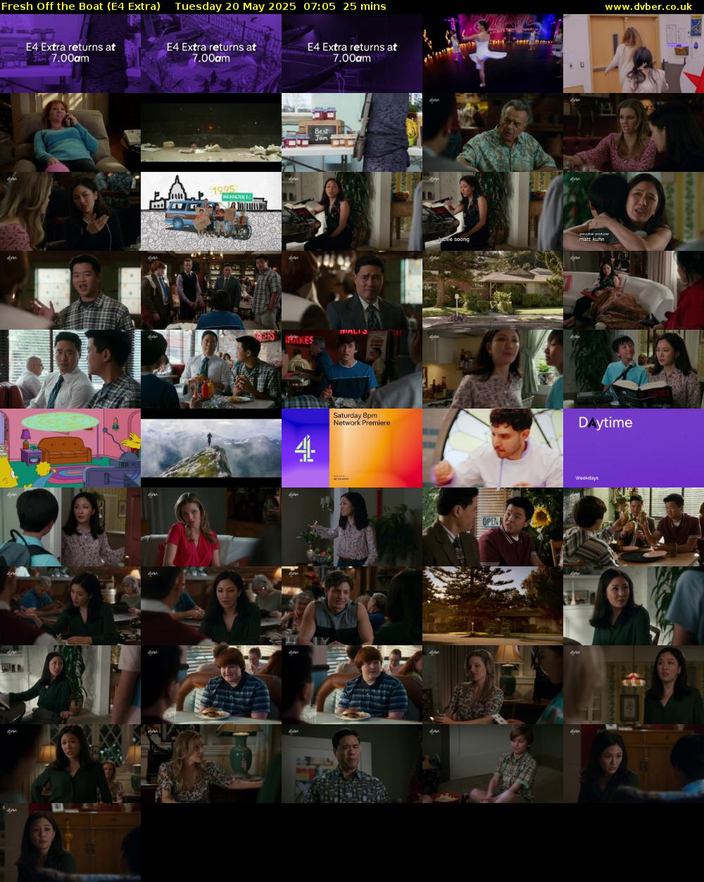Fresh Off the Boat (E4 Extra) Tuesday 20 May 2025 07:05 - 07:30