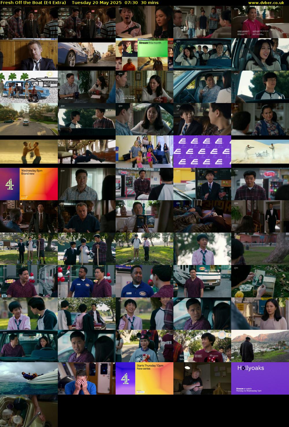 Fresh Off the Boat (E4 Extra) Tuesday 20 May 2025 07:30 - 08:00