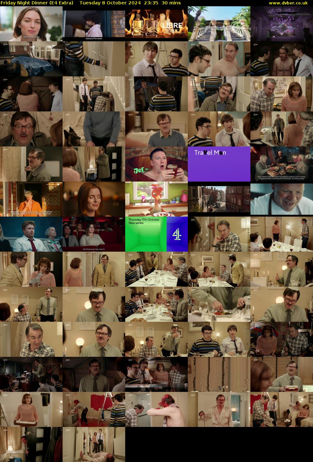 Friday Night Dinner (E4 Extra) Tuesday 8 October 2024 23:35 - 00:05