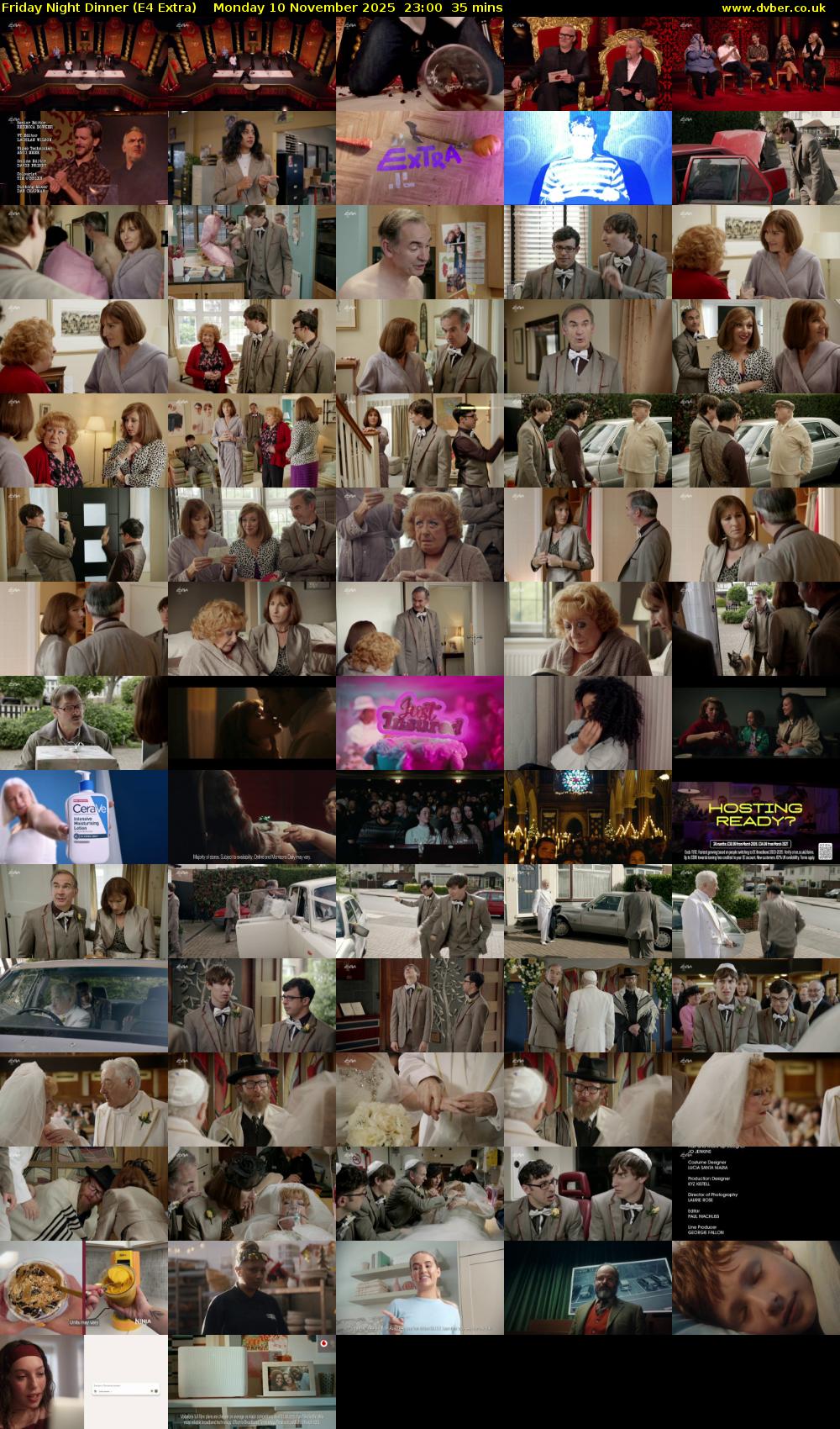 Friday Night Dinner (E4 Extra) Monday 10 November 2025 23:00 - 23:35