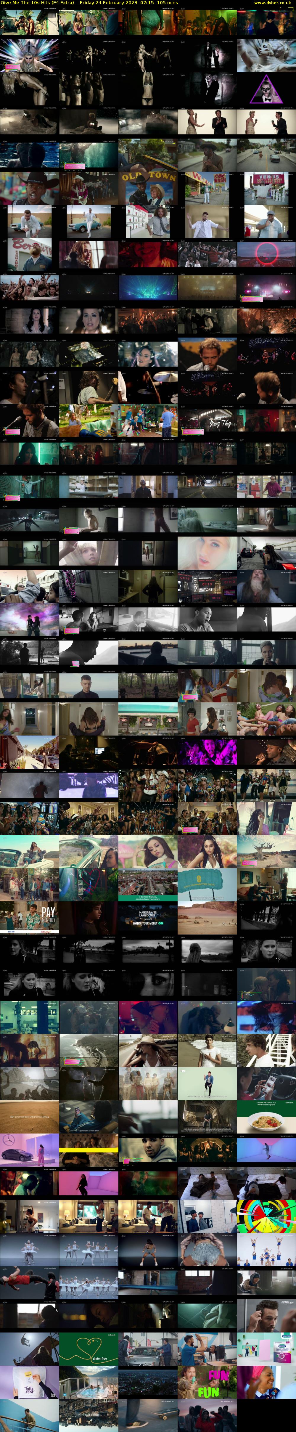 Give Me The 10s Hits (E4 Extra) Friday 24 February 2023 07:15 - 09:00