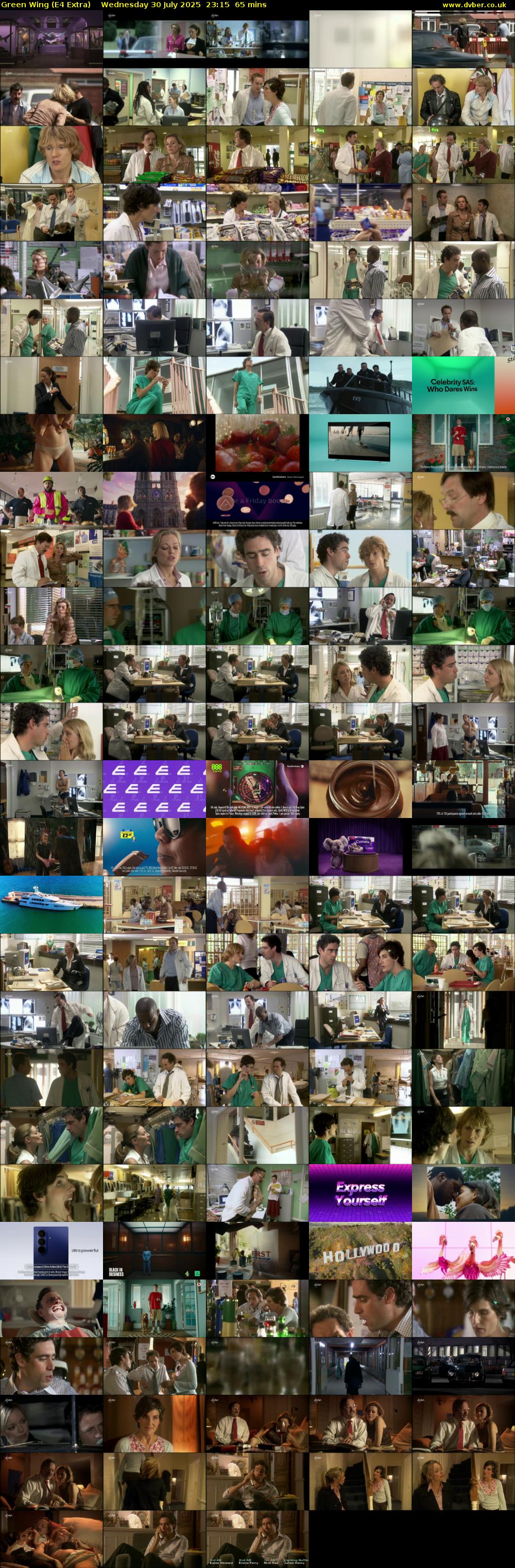 Green Wing (E4 Extra) Wednesday 30 July 2025 23:15 - 00:20