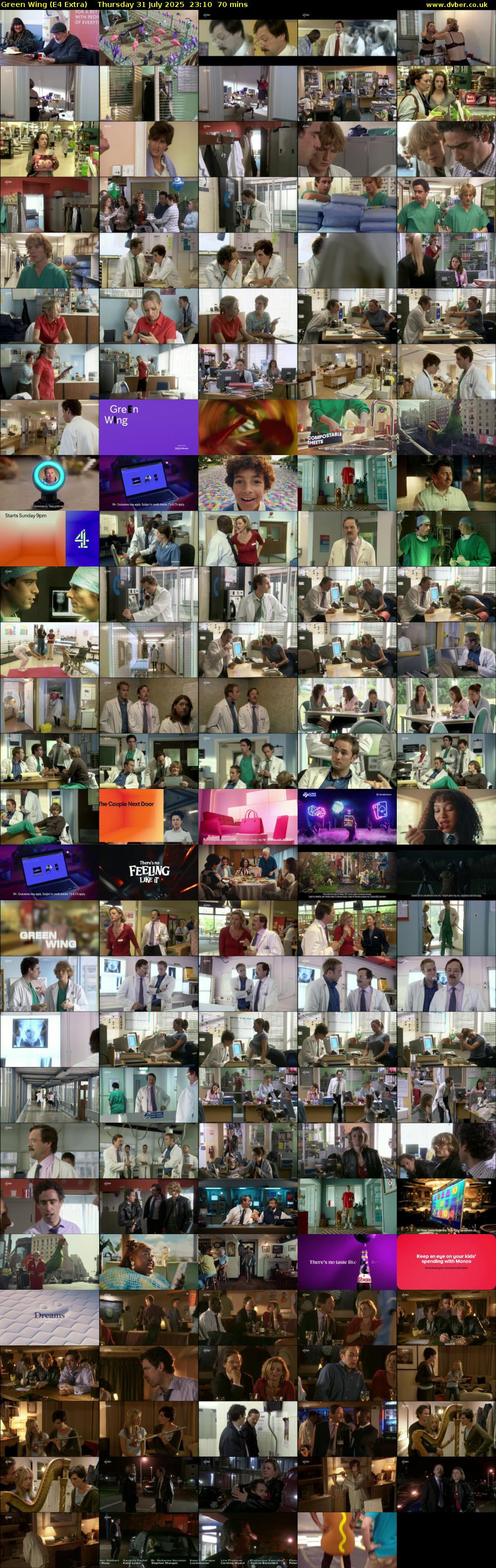 Green Wing (E4 Extra) Thursday 31 July 2025 23:10 - 00:20