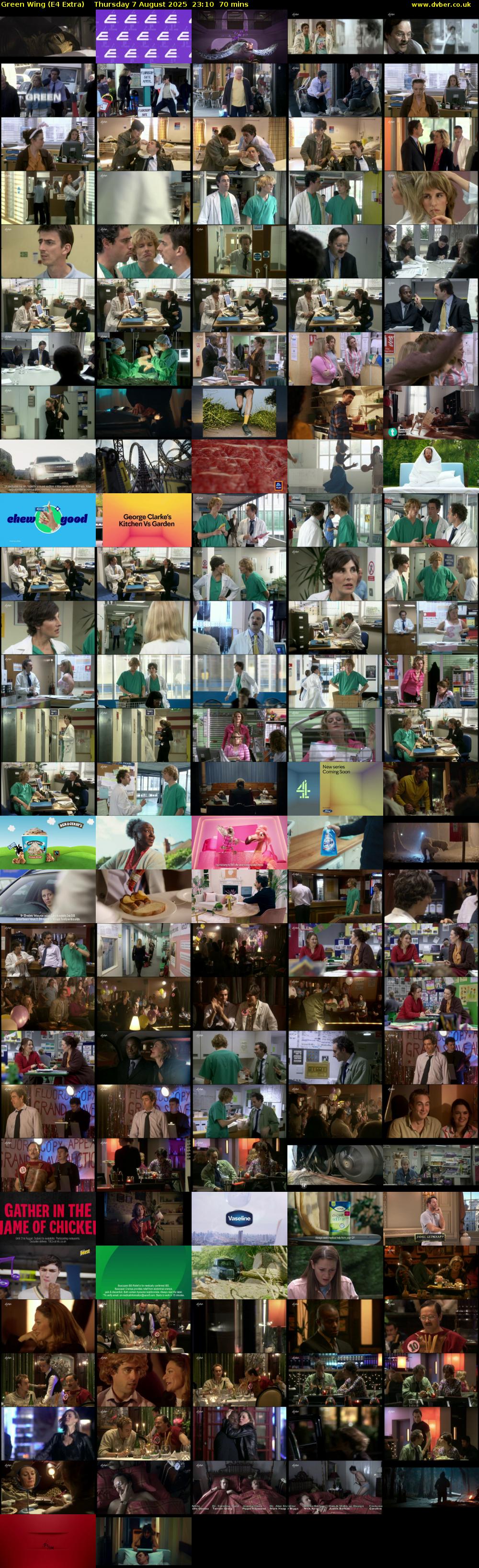 Green Wing (E4 Extra) Thursday 7 August 2025 23:10 - 00:20