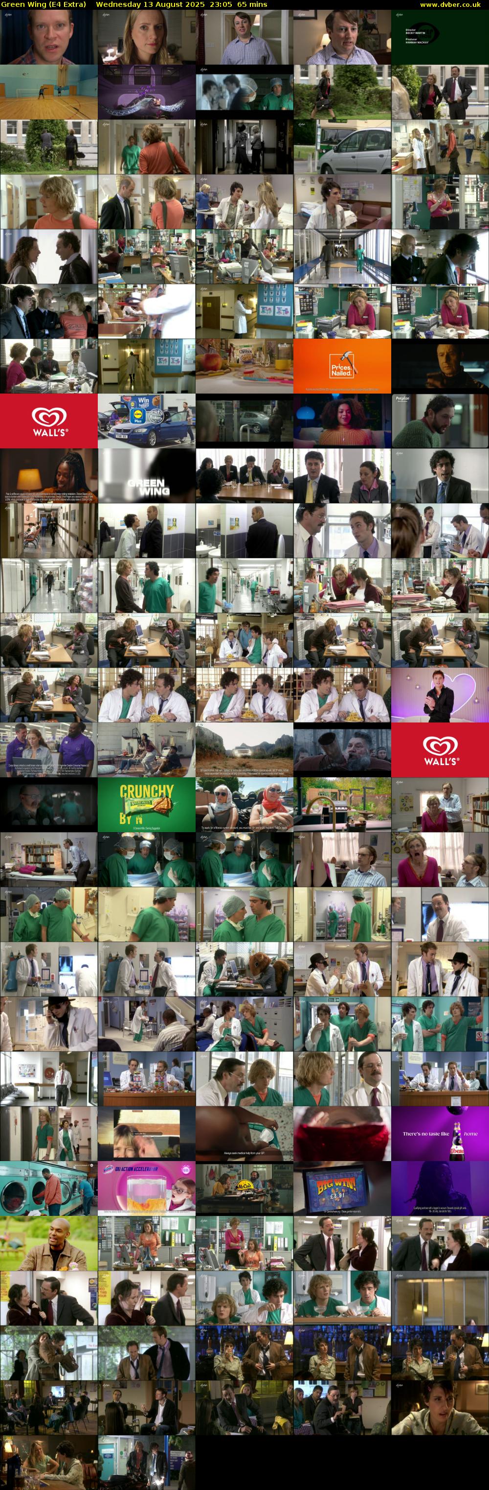 Green Wing (E4 Extra) Wednesday 13 August 2025 23:05 - 00:10