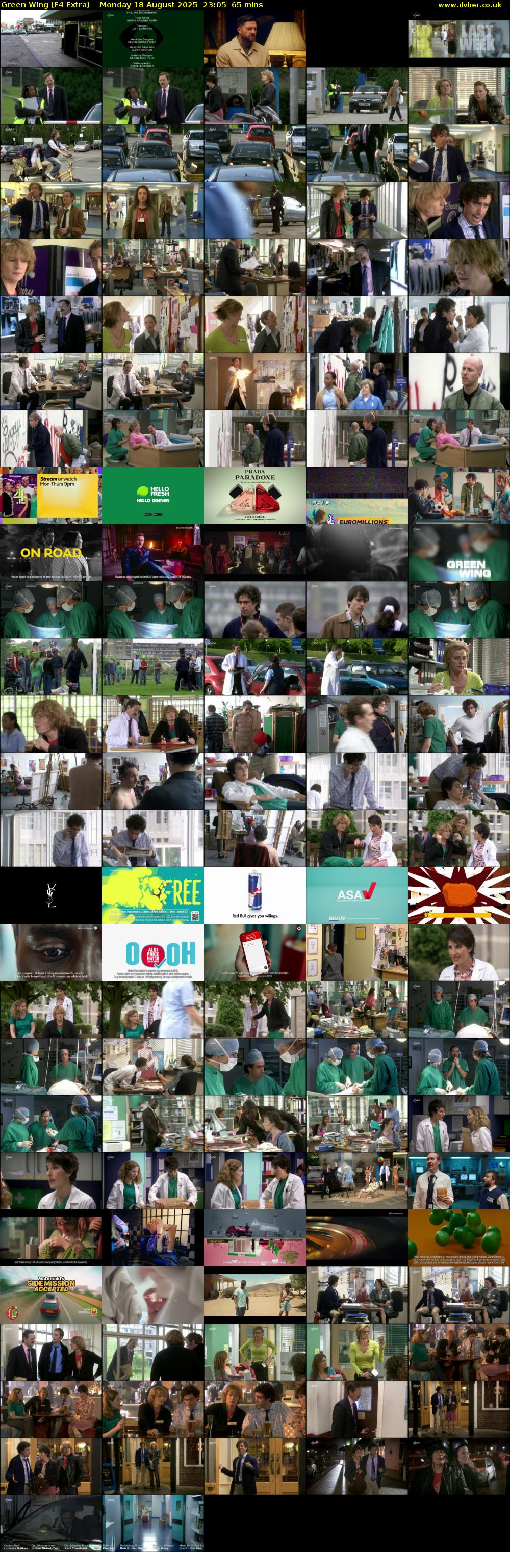 Green Wing (E4 Extra) Monday 18 August 2025 23:05 - 00:10