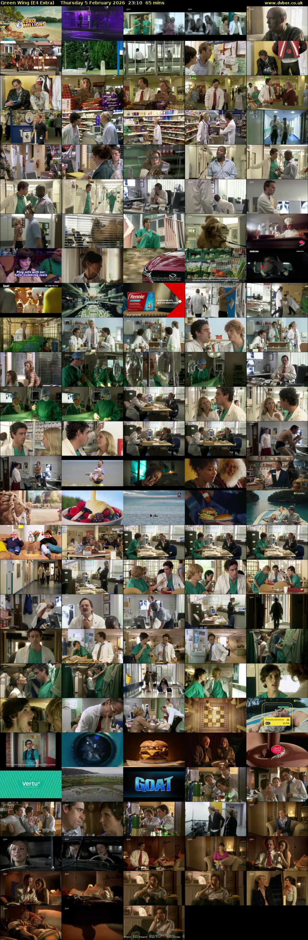 Green Wing (E4 Extra) Thursday 5 February 2026 23:10 - 00:15