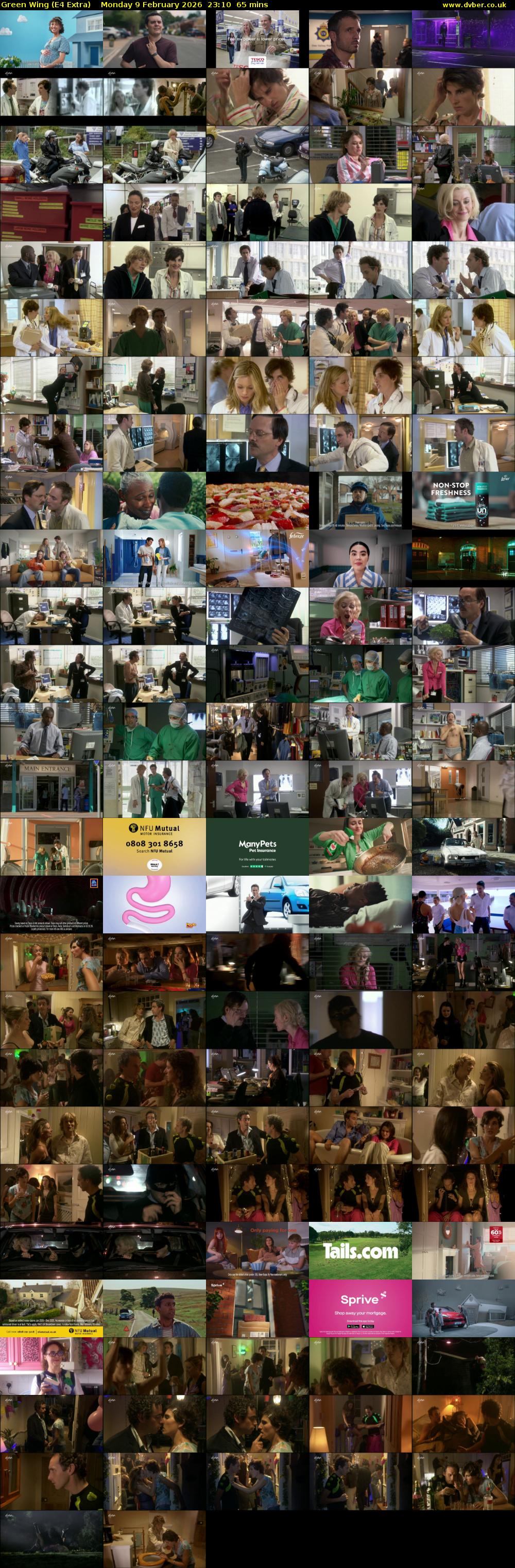 Green Wing (E4 Extra) Monday 9 February 2026 23:10 - 00:15