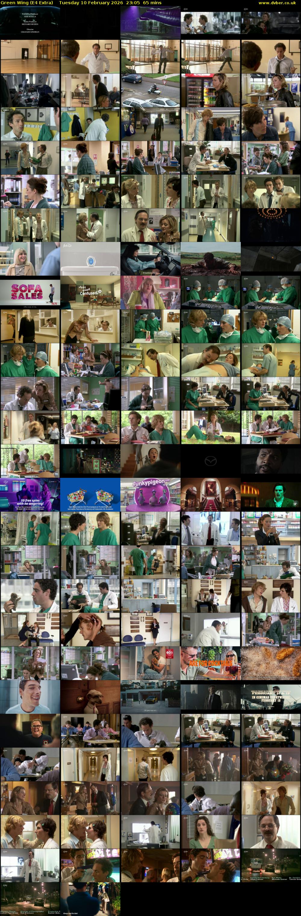Green Wing (E4 Extra) Tuesday 10 February 2026 23:05 - 00:10