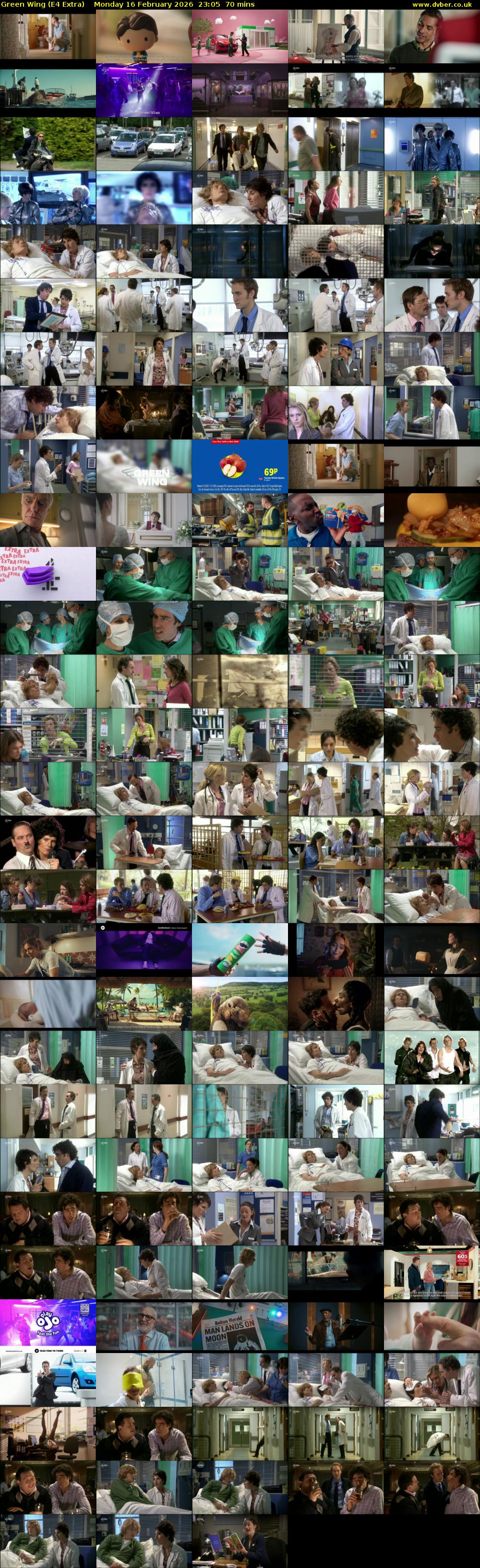 Green Wing (E4 Extra) Monday 16 February 2026 23:05 - 00:15