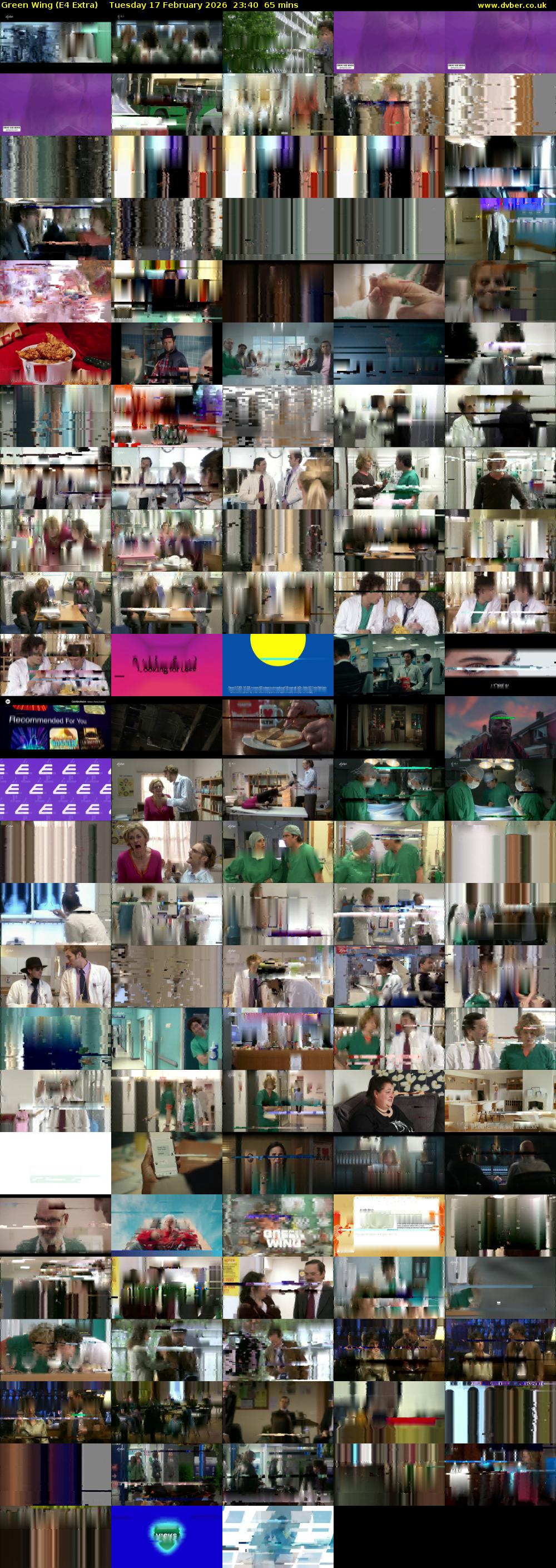 Green Wing (E4 Extra) Tuesday 17 February 2026 23:40 - 00:45
