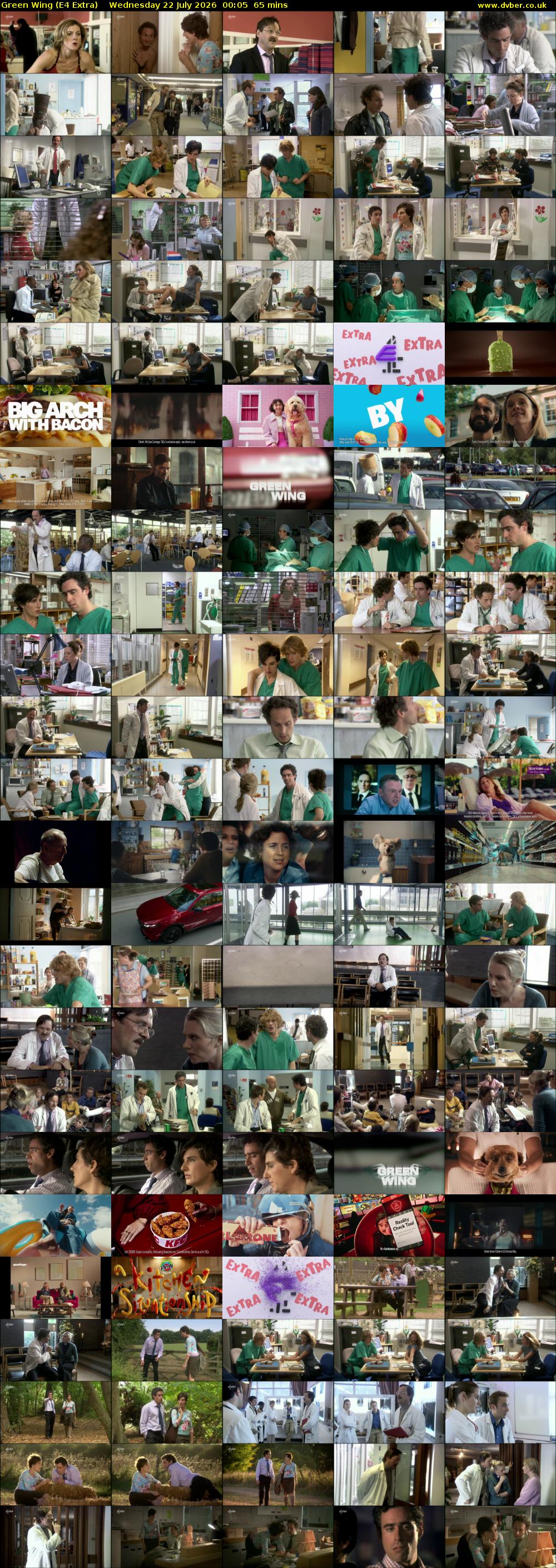 Green Wing (E4 Extra) Wednesday 22 July 2026 00:05 - 01:10