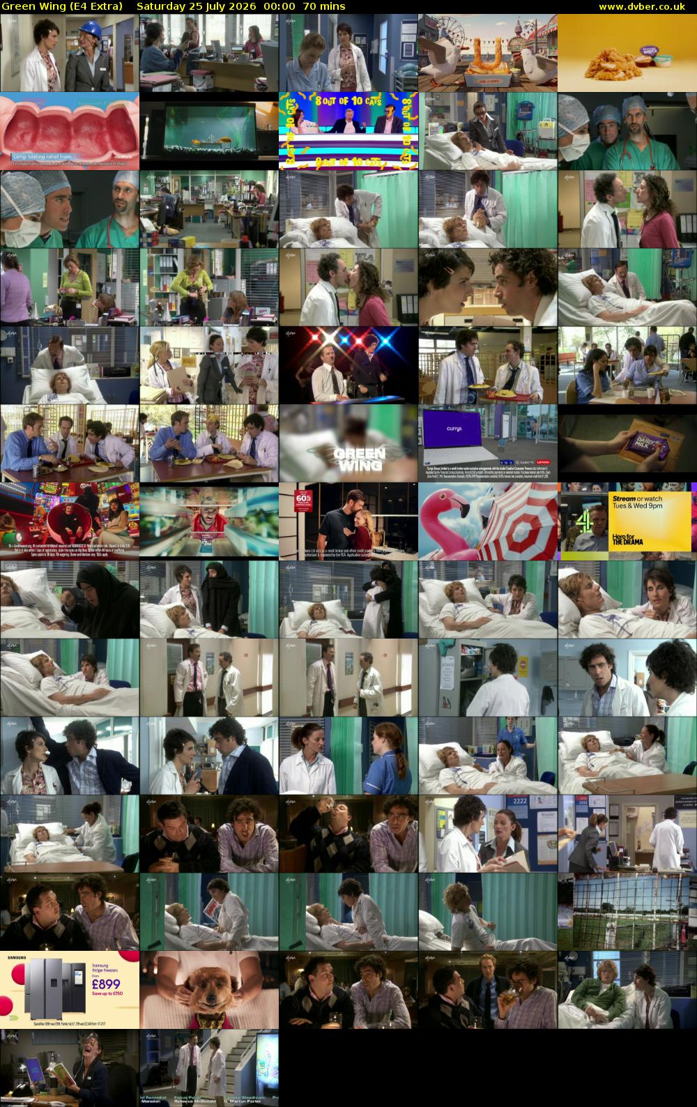 Green Wing (E4 Extra) Saturday 25 July 2026 00:00 - 01:10