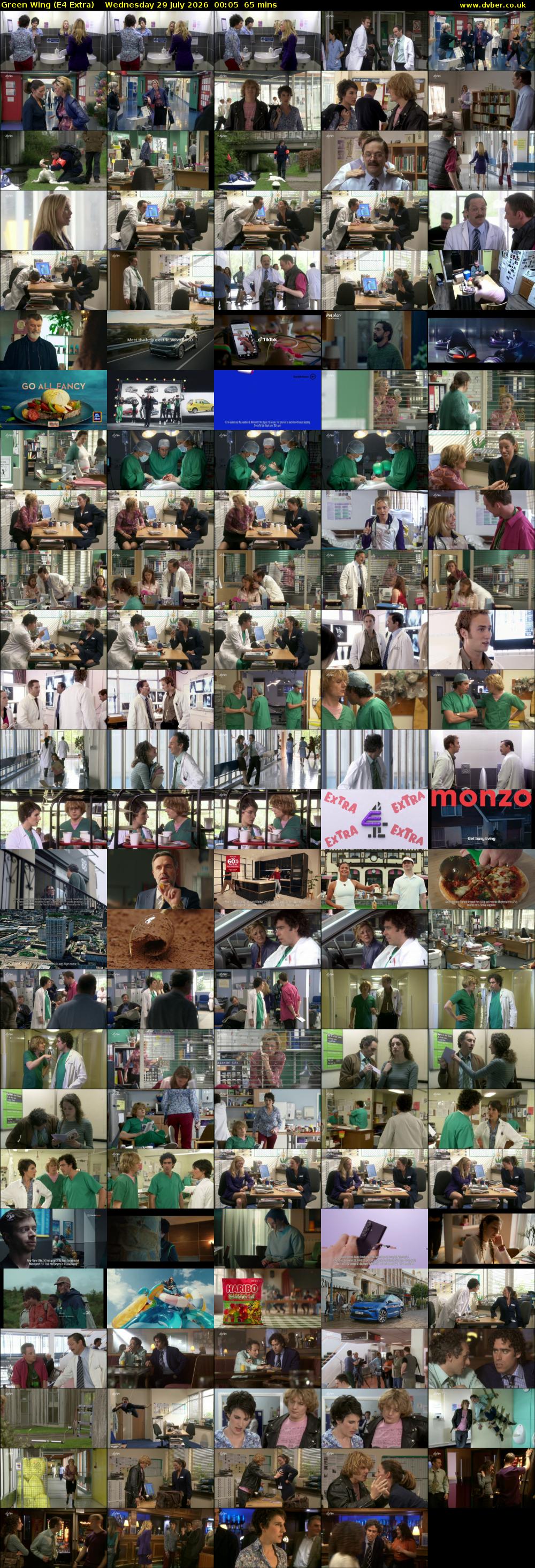Green Wing (E4 Extra) Wednesday 29 July 2026 00:05 - 01:10