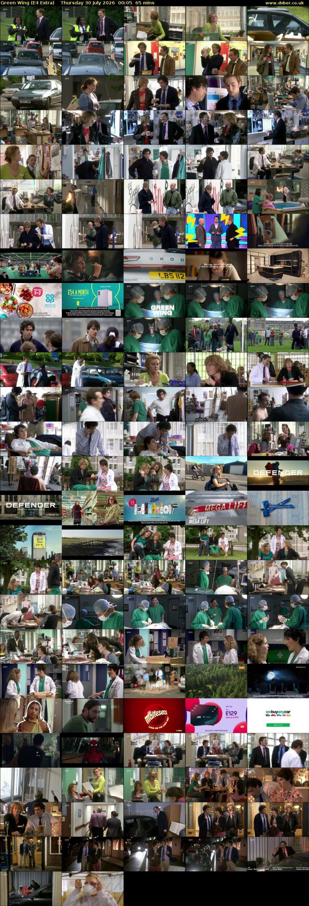 Green Wing (E4 Extra) Thursday 30 July 2026 00:05 - 01:10