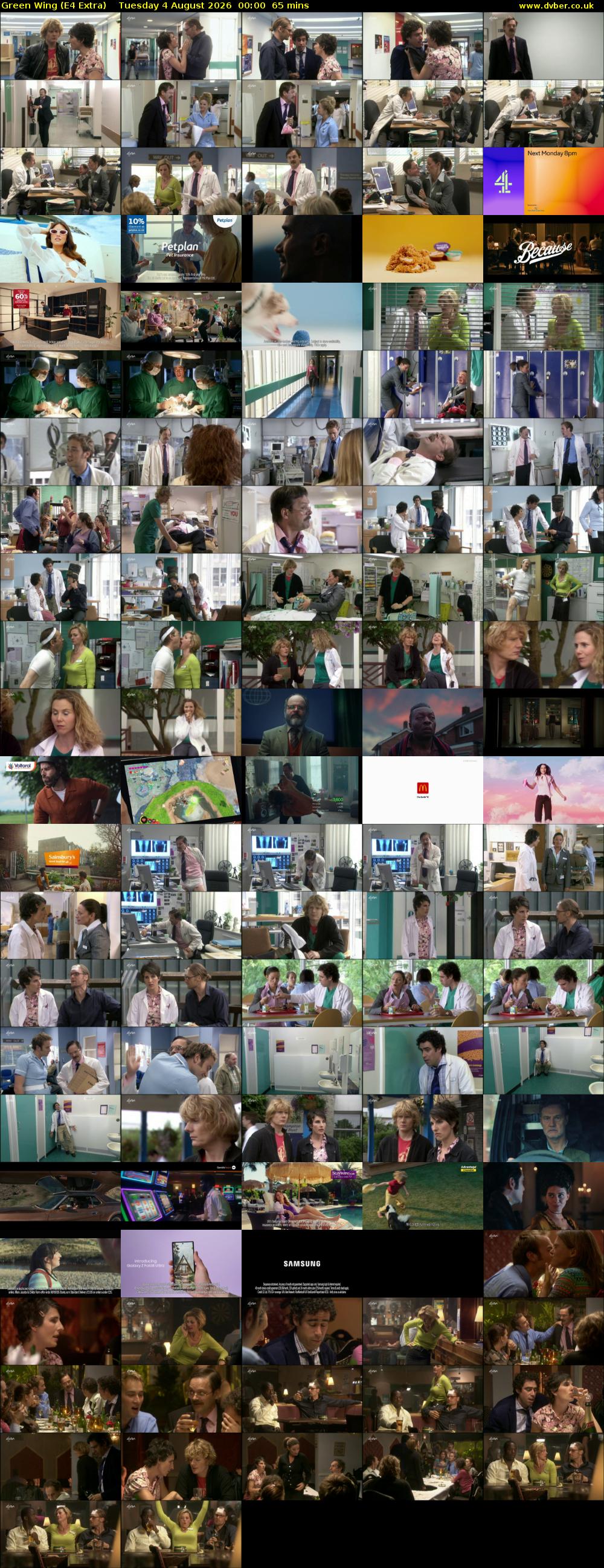 Green Wing (E4 Extra) Tuesday 4 August 2026 00:00 - 01:05