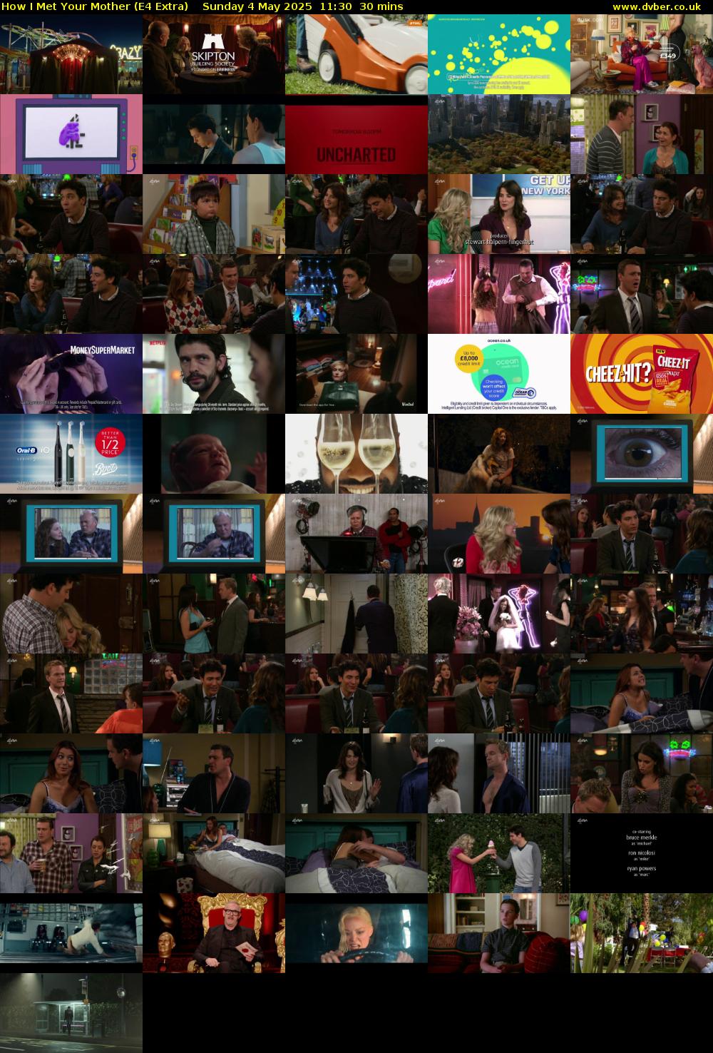 How I Met Your Mother (E4 Extra) Sunday 4 May 2025 11:30 - 12:00