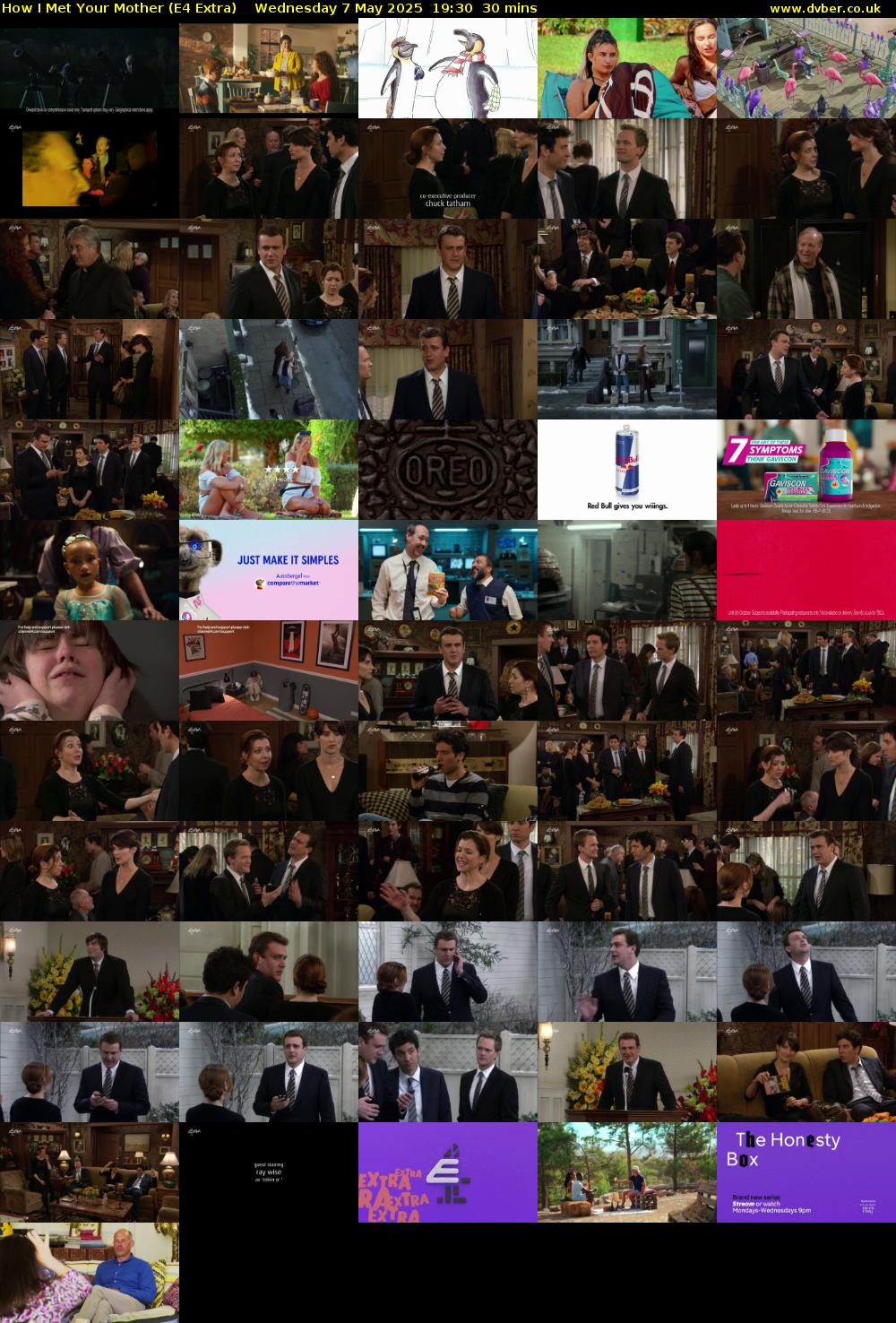 How I Met Your Mother (E4 Extra) Wednesday 7 May 2025 19:30 - 20:00