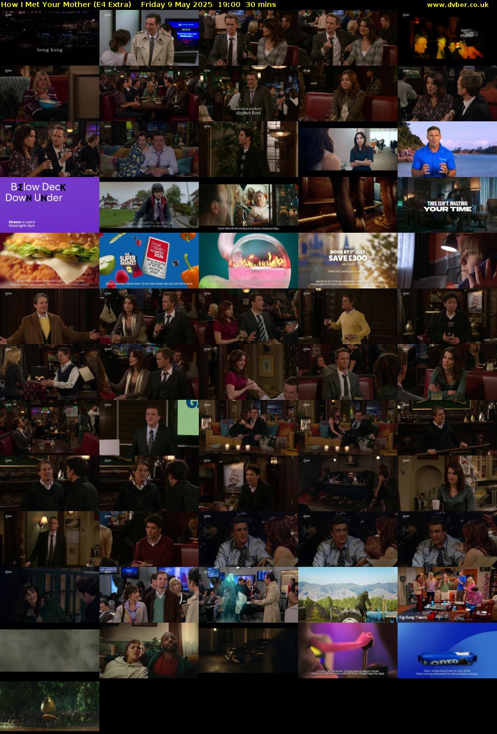 How I Met Your Mother (E4 Extra) Friday 9 May 2025 19:00 - 19:30