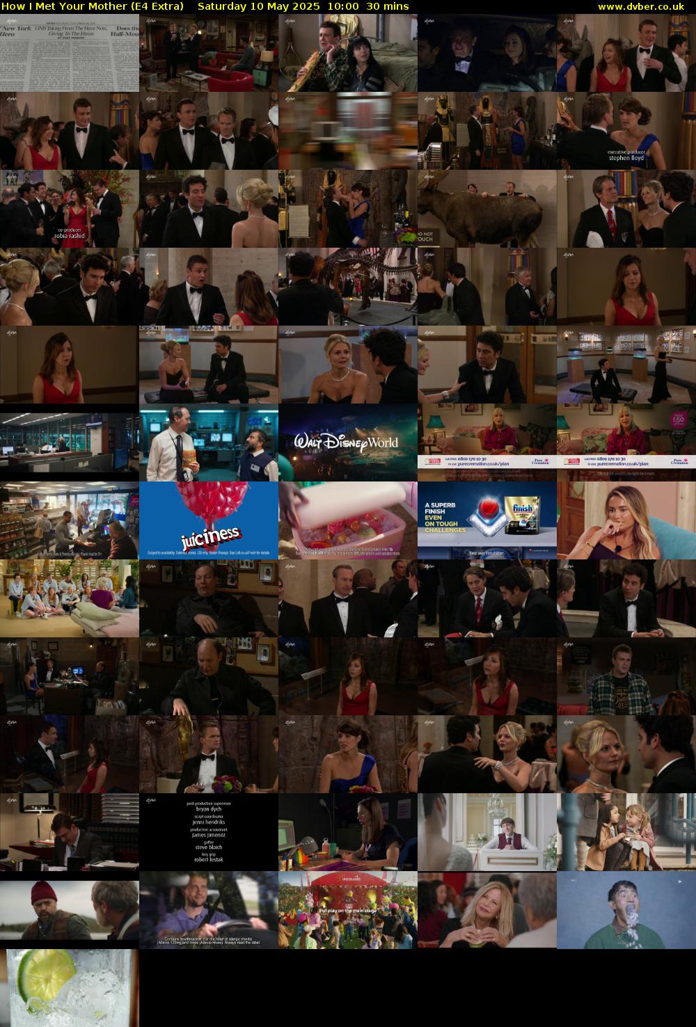 How I Met Your Mother (E4 Extra) Saturday 10 May 2025 10:00 - 10:30