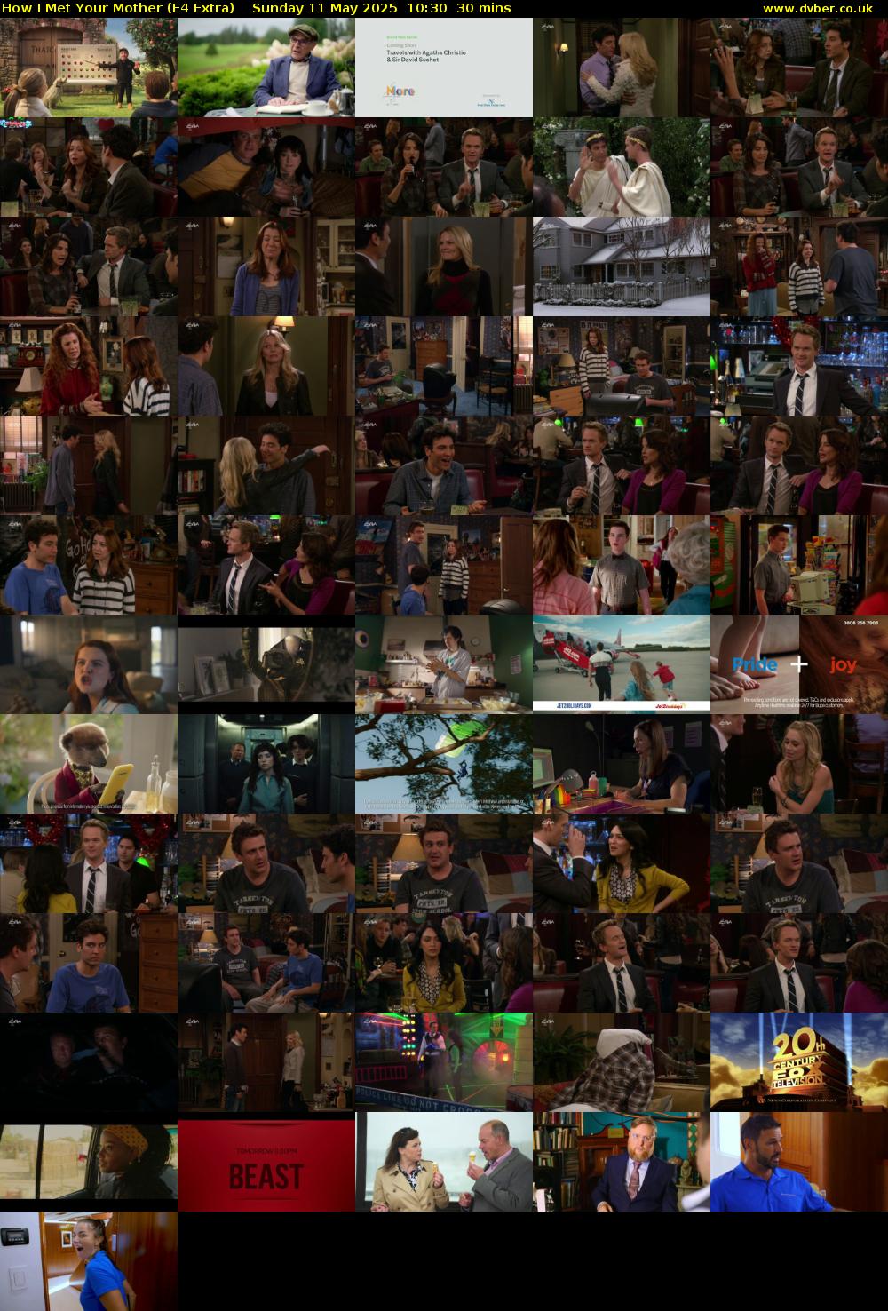 How I Met Your Mother (E4 Extra) Sunday 11 May 2025 10:30 - 11:00