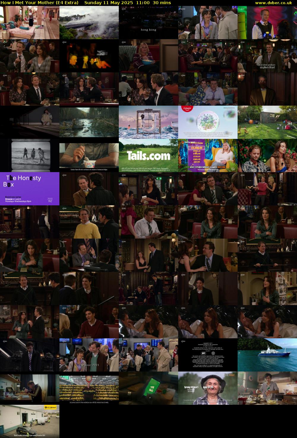 How I Met Your Mother (E4 Extra) Sunday 11 May 2025 11:00 - 11:30