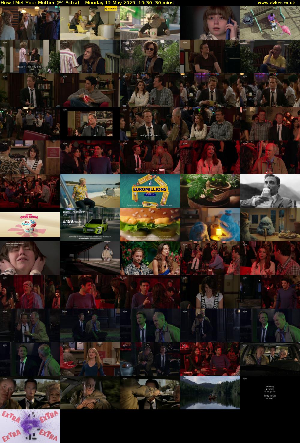 How I Met Your Mother (E4 Extra) Monday 12 May 2025 19:30 - 20:00