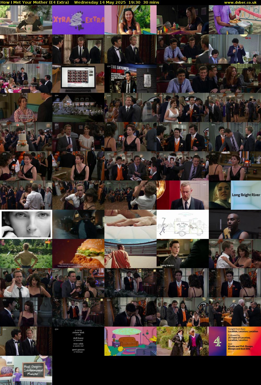How I Met Your Mother (E4 Extra) Wednesday 14 May 2025 19:30 - 20:00