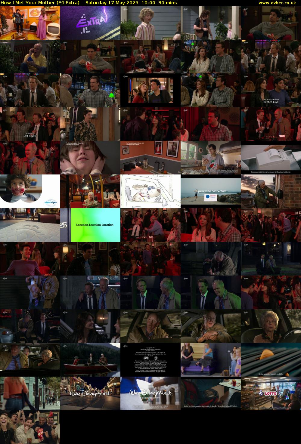 How I Met Your Mother (E4 Extra) Saturday 17 May 2025 10:00 - 10:30