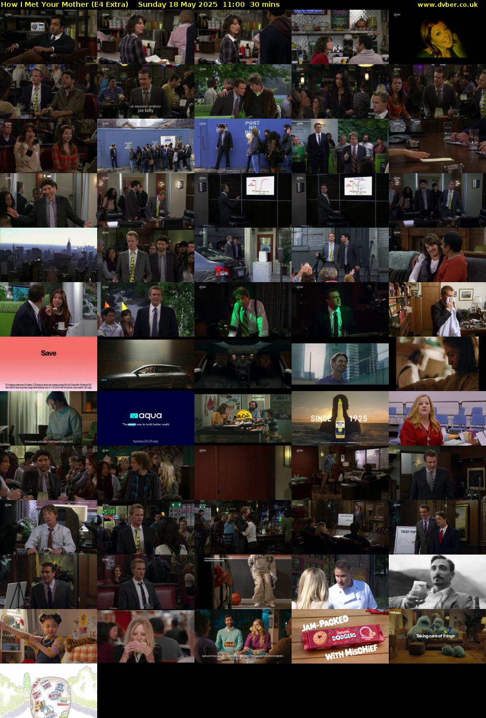 How I Met Your Mother (E4 Extra) Sunday 18 May 2025 11:00 - 11:30