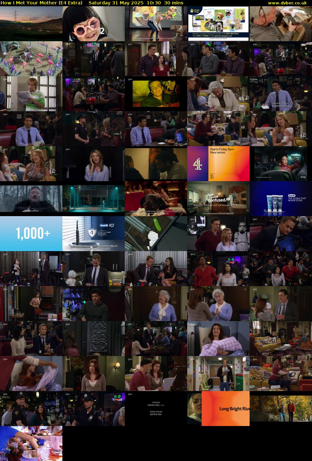 How I Met Your Mother (E4 Extra) Saturday 31 May 2025 10:30 - 11:00