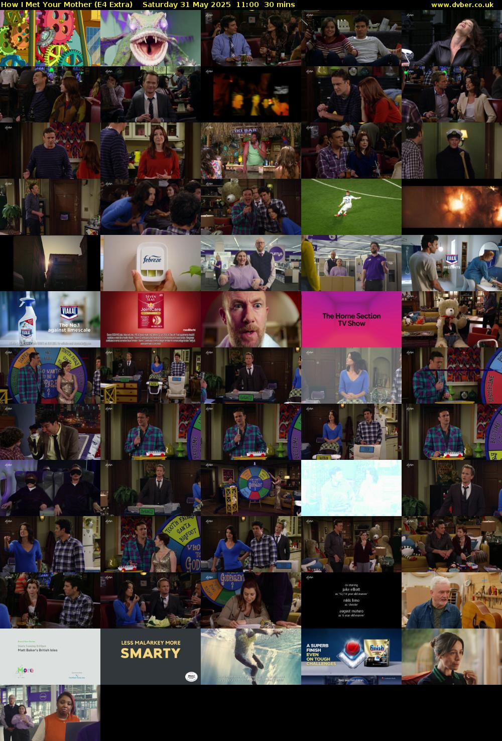 How I Met Your Mother (E4 Extra) Saturday 31 May 2025 11:00 - 11:30