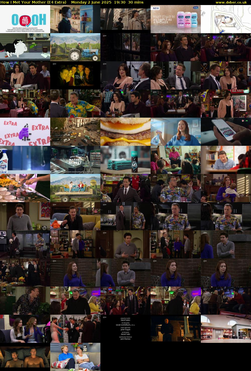 How I Met Your Mother (E4 Extra) Monday 2 June 2025 19:30 - 20:00