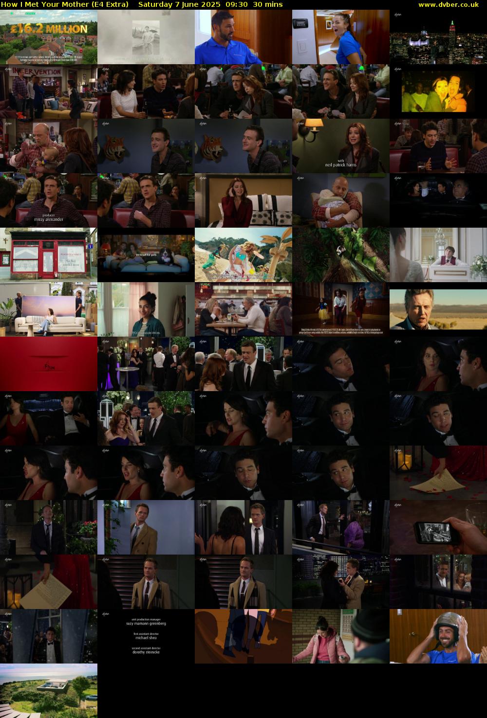 How I Met Your Mother (E4 Extra) Saturday 7 June 2025 09:30 - 10:00